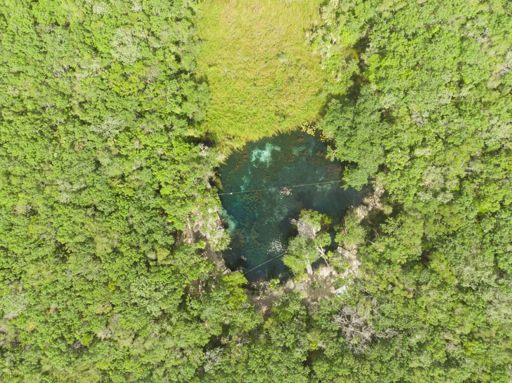 Nichupte Lagoon top-view