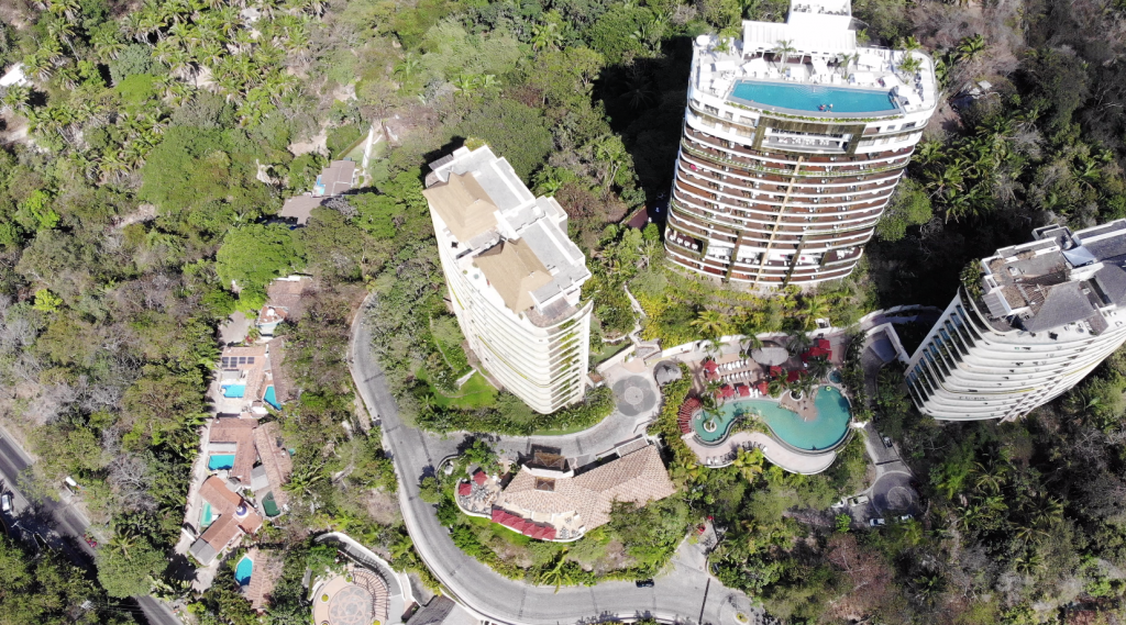 Garza Blanca top view