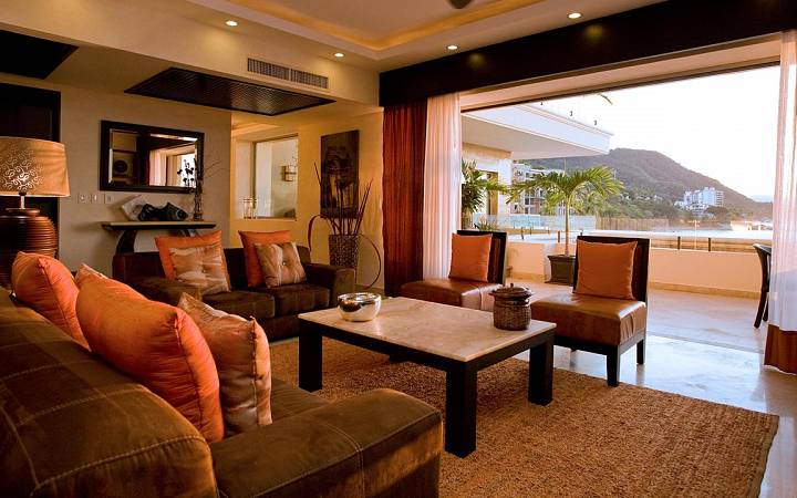 Ocean view living room