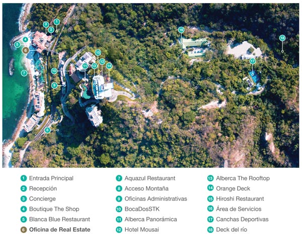 Site Plan Garza Blanca Residences